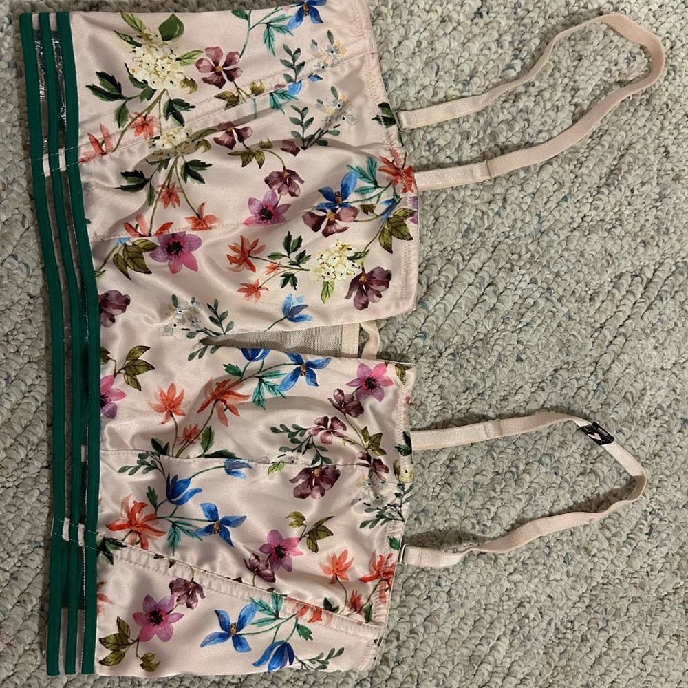 Floral Bralette with removable straps